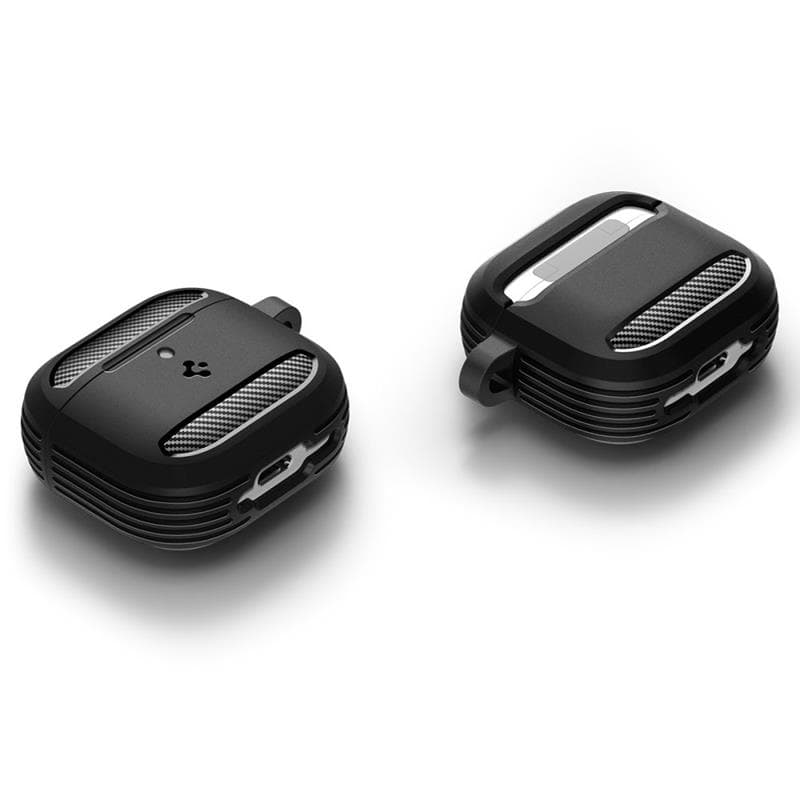 Spigen Rugged Armor - Case for Apple AirPods 4 (Matte Black) 8