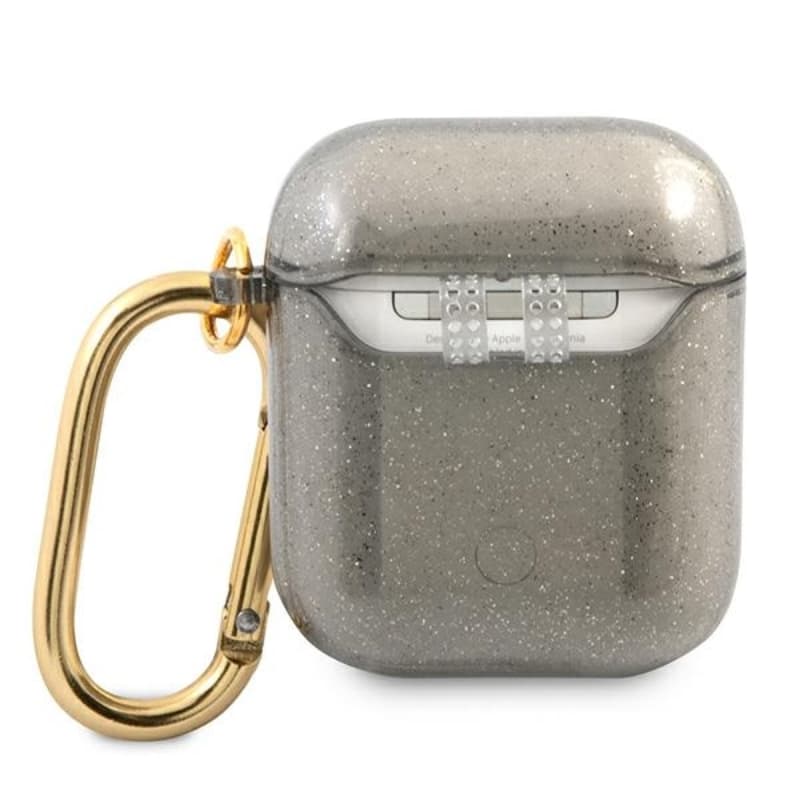 Guess Colored Glitter - Case for Airpods (black) 2