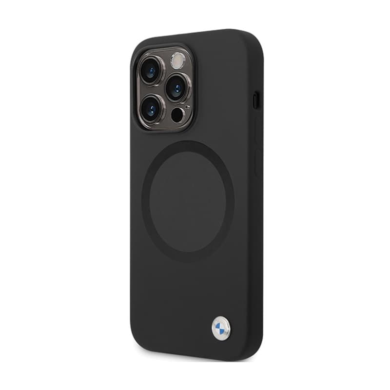 BMW Signature Liquid Silicone MagSafe - Case for iPhone 14 Pro Max (black) 2