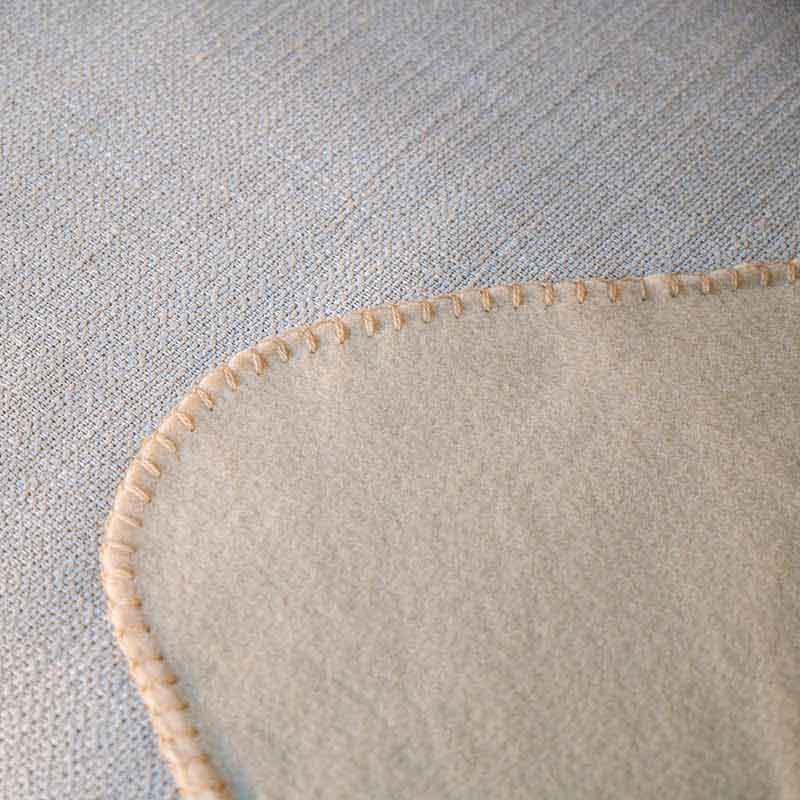 Fleece blanket 170x130 (Cream) 3