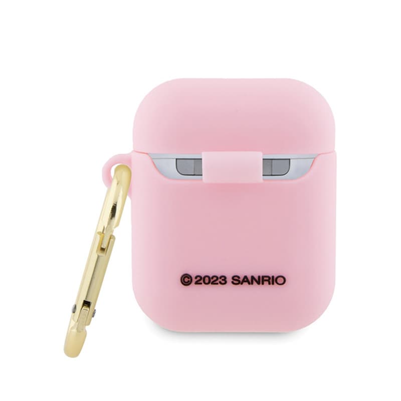 Hello Kitty Silicone 3D Kitty Head - Case for AirPods 1/2 gen (pink) 2