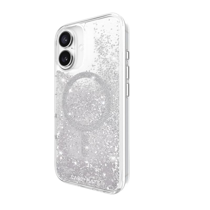 Case-Mate Waterfall MagSafe - Case for iPhone 16 (Silver) 4
