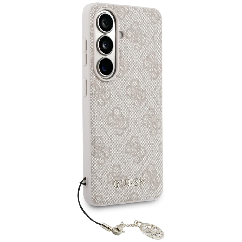 Guess 4G Classic Logo Charm MagSafe - Samsung Galaxy S26 Case (Pink) 3