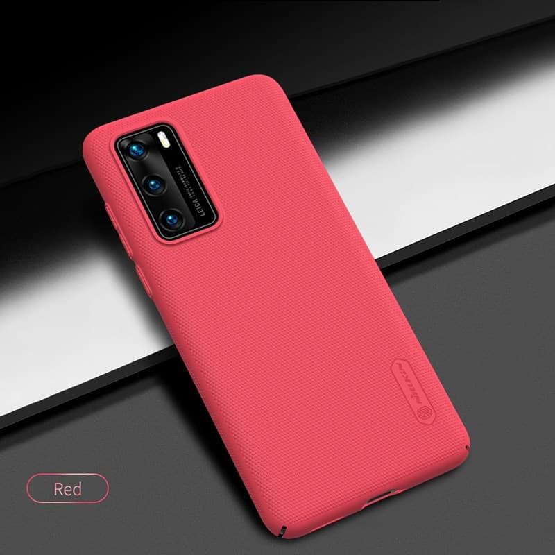 Nillkin Super Frosted Shield - Case for Huawei P40 (Bright Red) 4