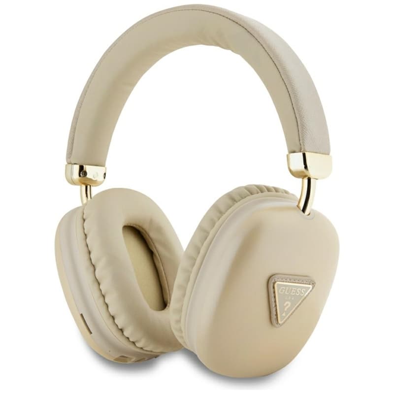 Guess Metallic Triangle Logo - Wireless Over-Ear Headphones Bluetooth V5.3 (gold) 1