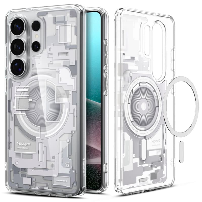 Spigen Ultra Hybrid Mag MagSafe - Case for Samsung Galaxy S26 Ultra (Zero One White) 2