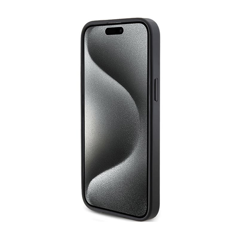 Guess 4G Triangle Metal Logo - Case for iPhone 14 Pro Max (black) 5