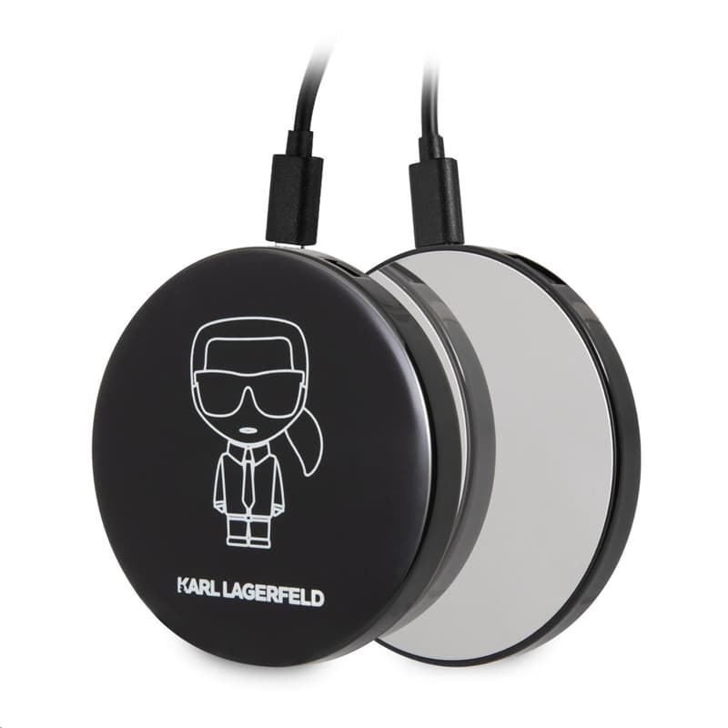Karl Lagerfeld Bundle Ikonik - Case set for Apple Airpods 1/2 + Power Bank with mirror 3