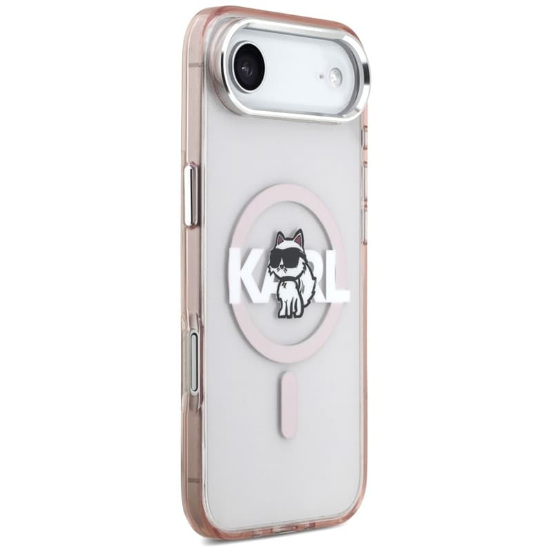 Karl Lagerfeld IML Choupette Sketch Logo MagSafe - Case iPhone Air (pink) 4