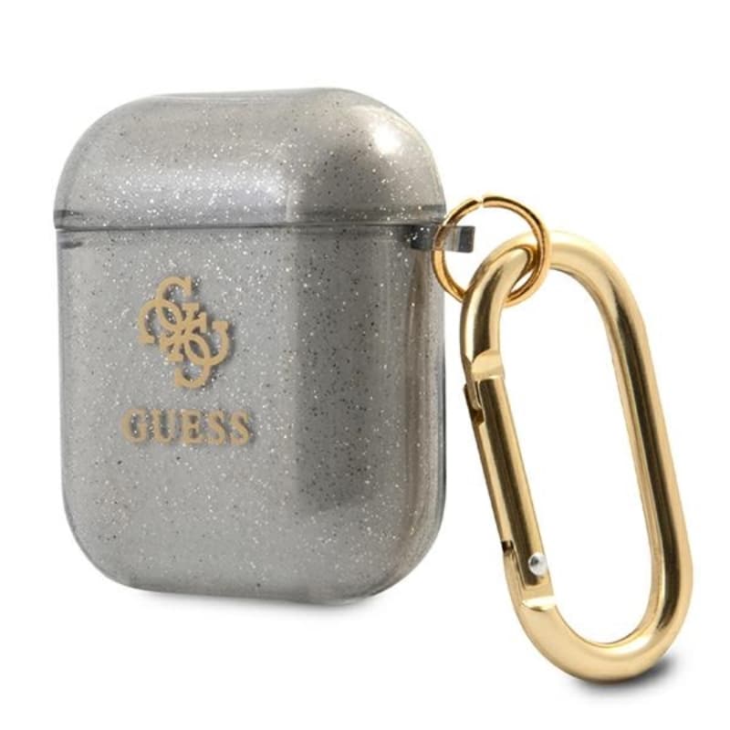 Guess Colored Glitter - Case for Airpods (black) 3