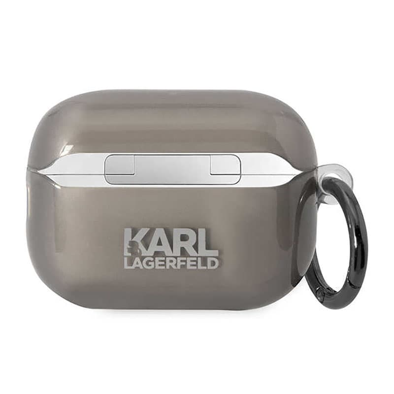 Karl Lagerfeld NFT Ikonik Karl Head - Case for Apple AirPods Pro 2 (Black) 2