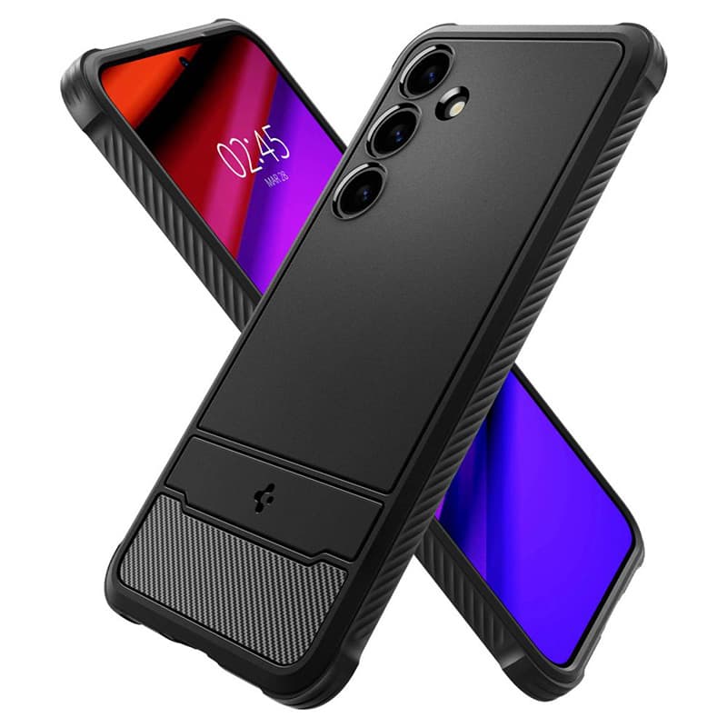 Spigen Rugged Armor - Case for Samsung Galaxy S24+ (Matte Black) 7