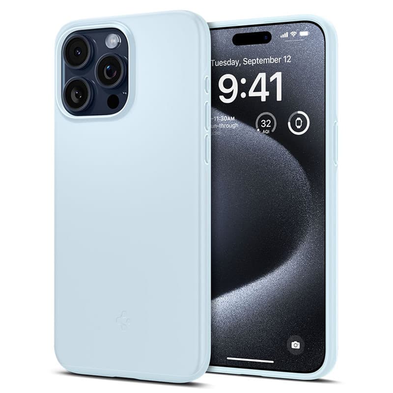 Spigen Thin Fit - Case for iPhone 15 Pro (Blue)