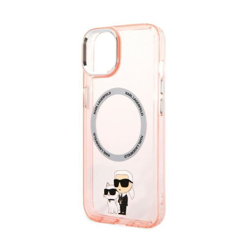 Karl Lagerfeld IML NFT Karl & Choupette MagSafe - Case for iPhone 14 Plus (Pink) 6