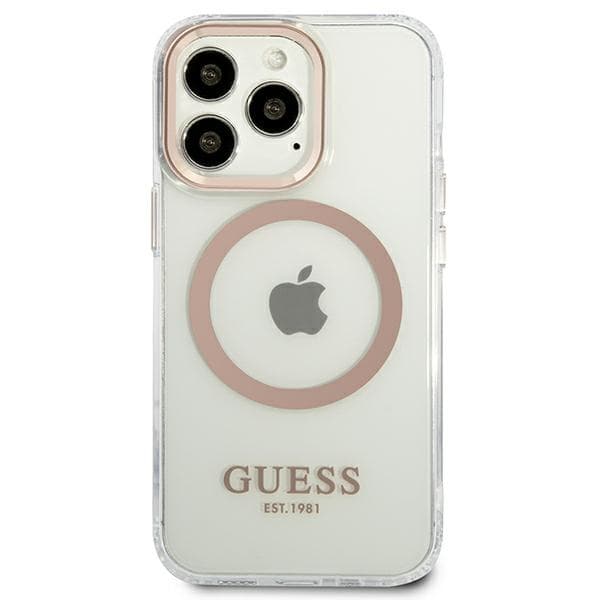 Guess Metal Outline MagSafe - Case for iPhone 13 Pro Max (Clear) 3