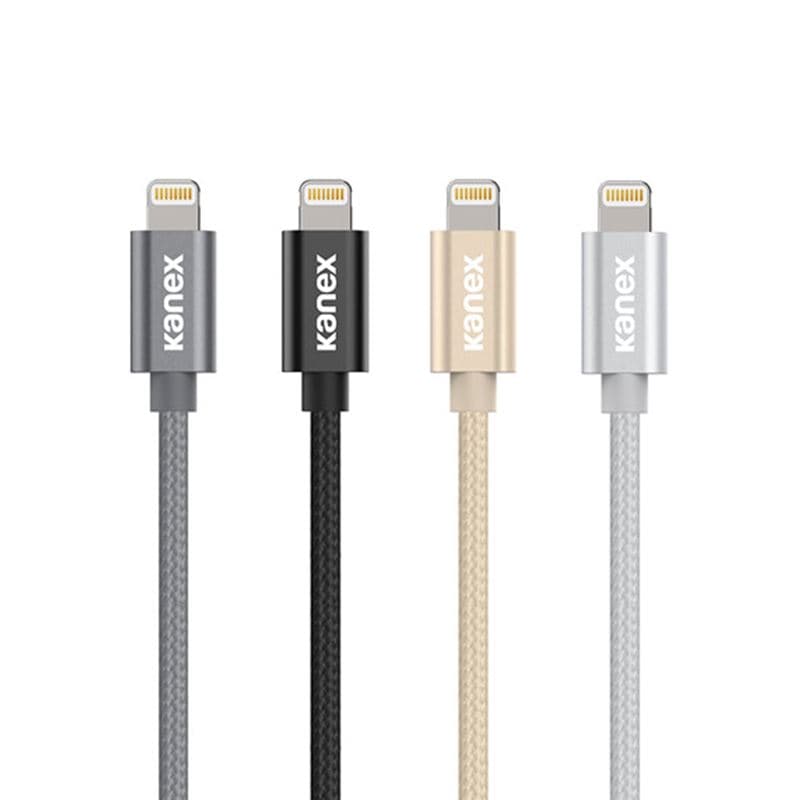Kanex Premium DuraBraid USB-C to Lightning Cable (Silver) 3