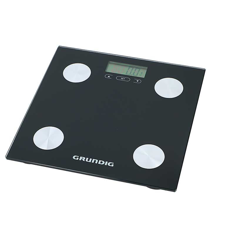 Grundig - electronic bathroom scale, body weight analysis, BMI, up to 180 kg 4