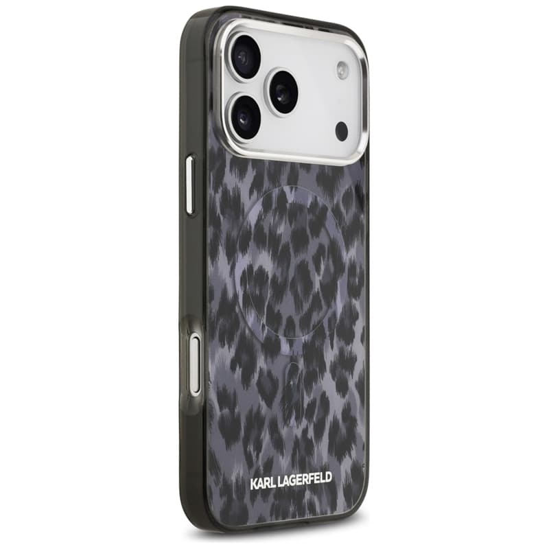 Karl Lagerfeld IML Leopard Pattern MagSafe - Case for iPhone 17 Pro Max (black) 4