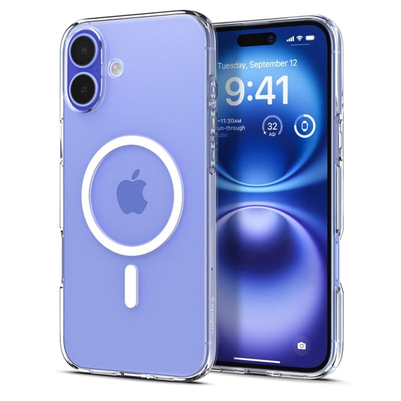 Spigen Liquid Crystal Mag MagSafe - Case for iPhone 16 (Clear) 2