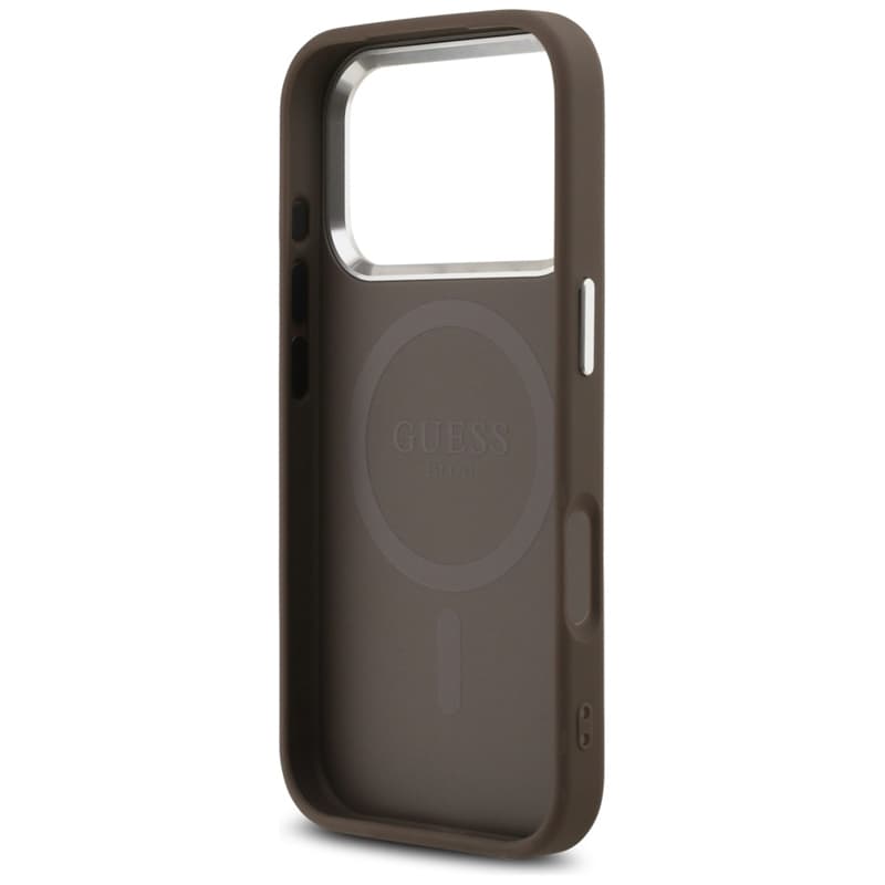 Guess 4G Classic Logo MagSafe - iPhone 17 Pro Case (Brown) 7