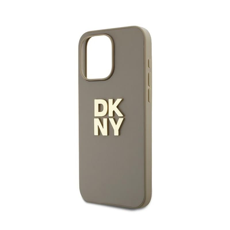 DKNY Wrist Strap Stock Logo - Case for iPhone 15 Pro (Beige) 5