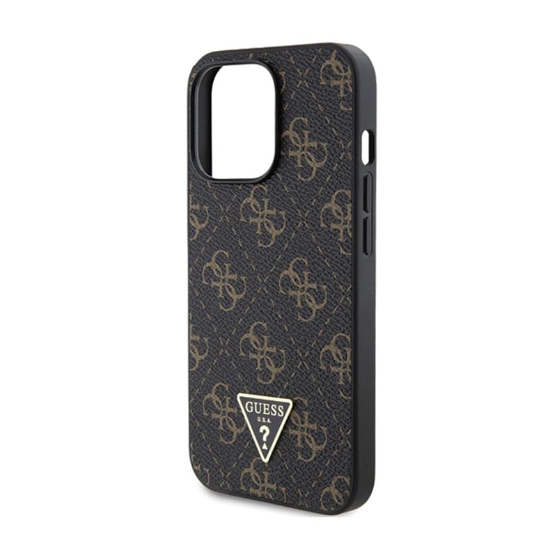 Guess 4G Triangle Metal Logo - Case for iPhone 14 Pro Max (black) 6