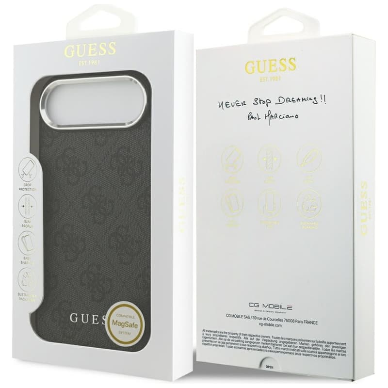 Guess 4G Classic Logo MagSafe - iPhone Air Case (Black) 8