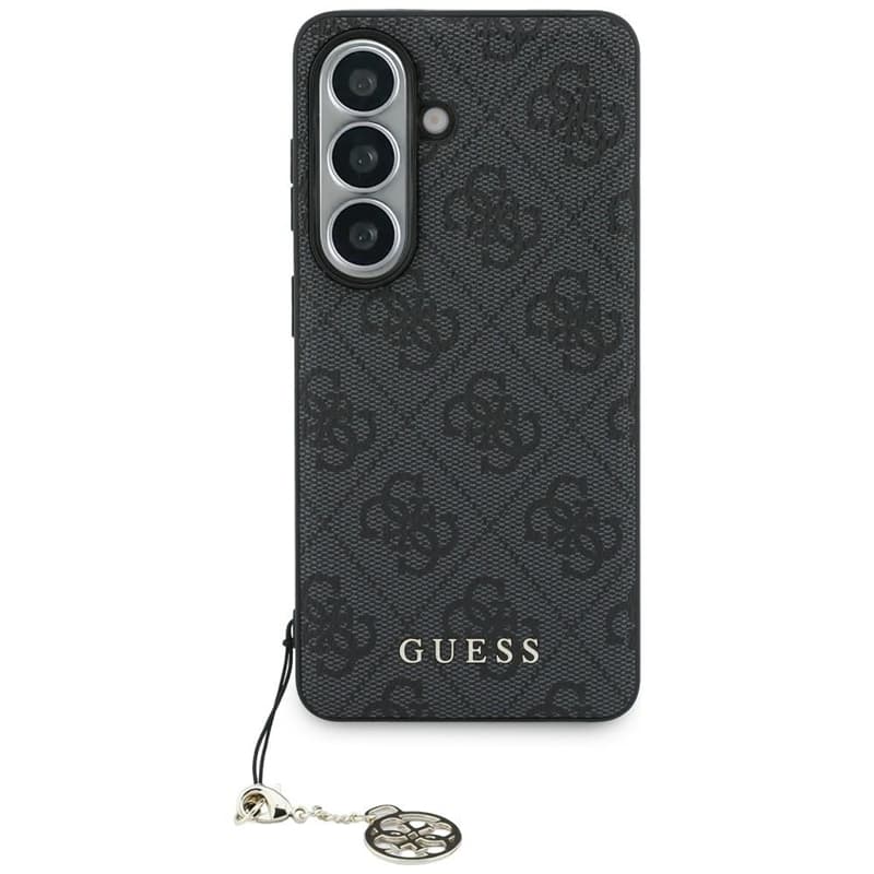 Guess 4G Classic Logo Charm MagSafe - Samsung Galaxy S26 Case (Black) 1