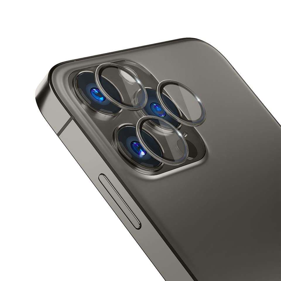 3mk Lens Protection Pro - Camera lens glass for iPhone 14 Pro / 14 Pro Max (Graphite) 2