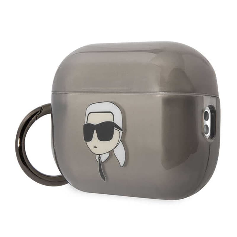 Karl Lagerfeld NFT Ikonik Karl Head - Case for Apple AirPods Pro 2 (Black) 3