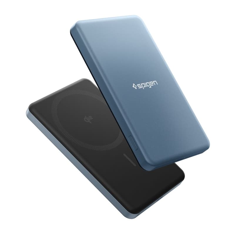 Spigen EA2205MQ Essential - Power Bank MagSafe 5000 mAh 22.5W Qi2 (Teal Blue) 2