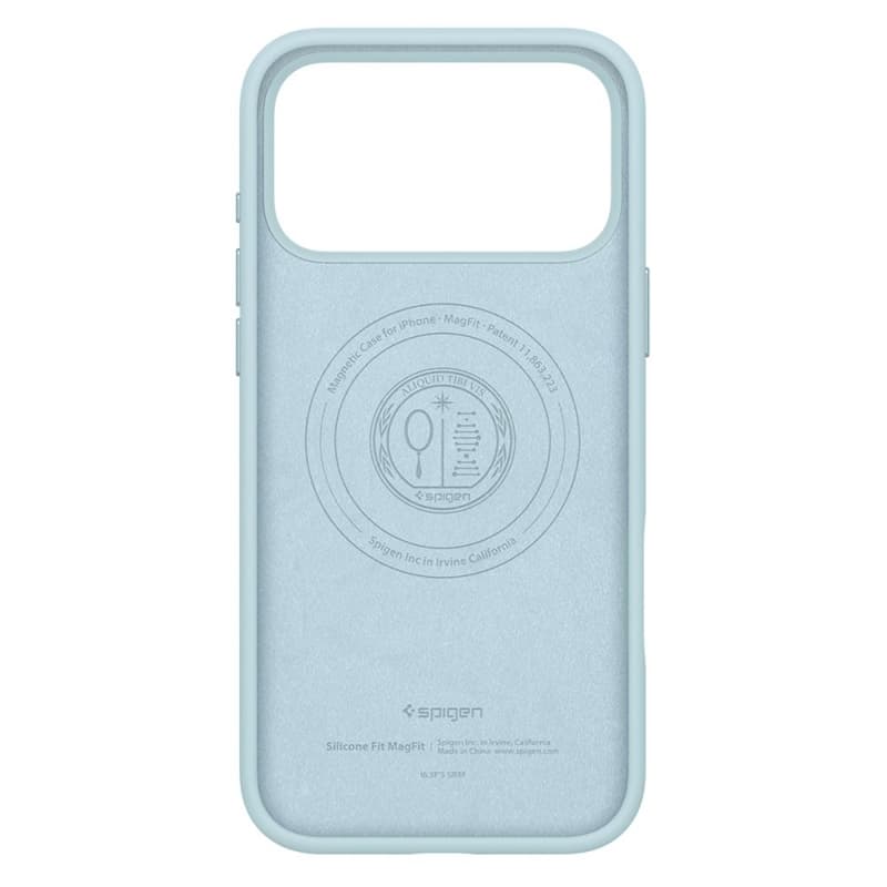 Spigen Silicone Fit Mag MagSafe - Case for iPhone 17 Pro Max (Mute Blue) 3