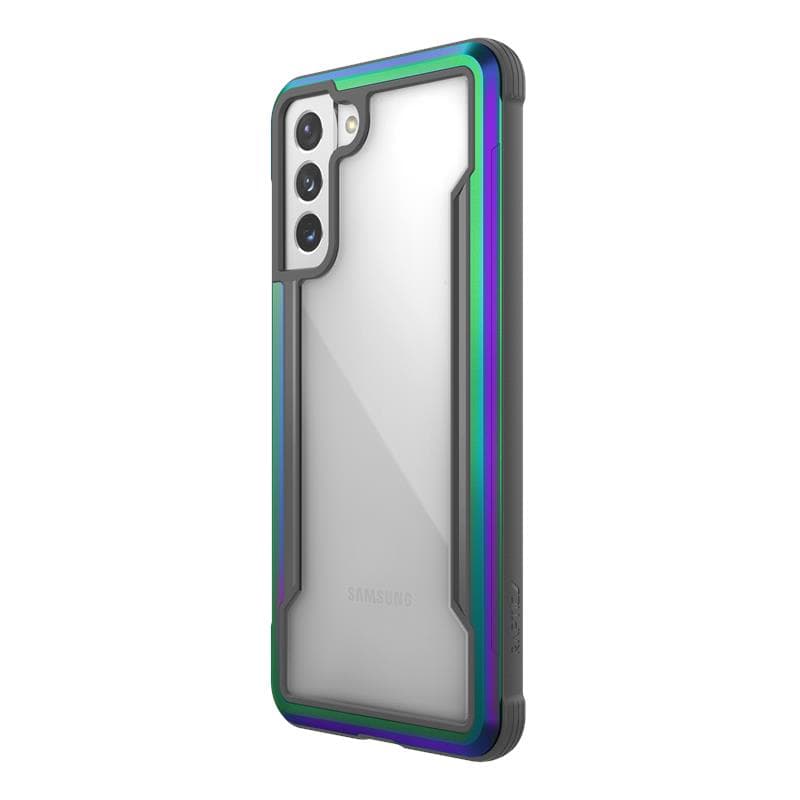 X-Doria Raptic Shield - Aluminum case for Samsung Galaxy S21 + (Antimicrobial protection) (Iridescent) 2