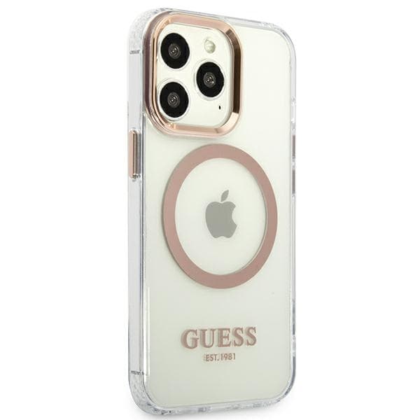 Guess Metal Outline MagSafe - Case for iPhone 13 Pro Max (Clear) 4