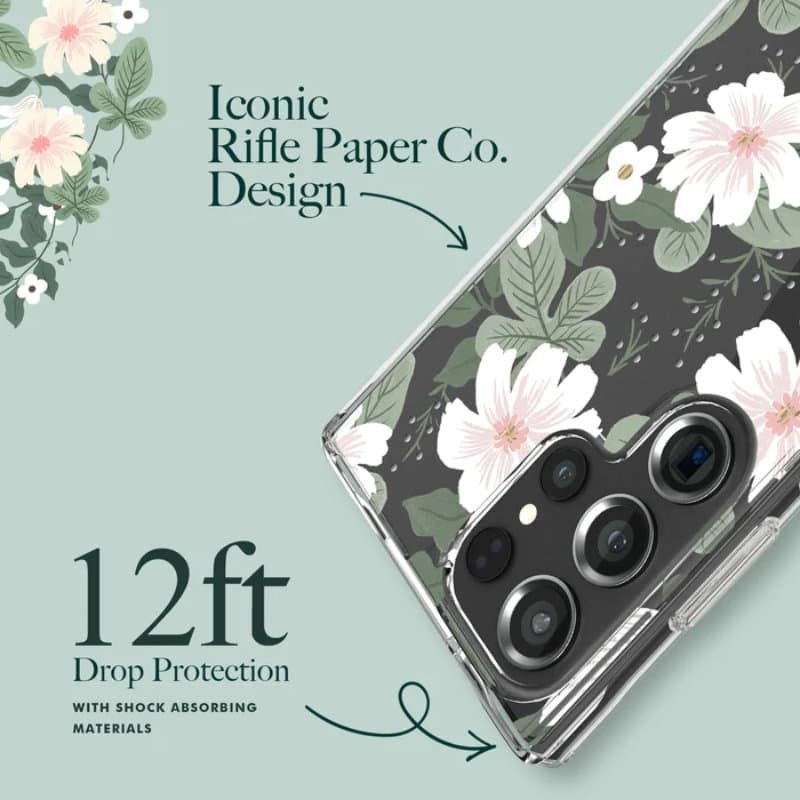 Rifle Paper Clear - Case for Samsung Galaxy S23 Ultra (Willow) 3