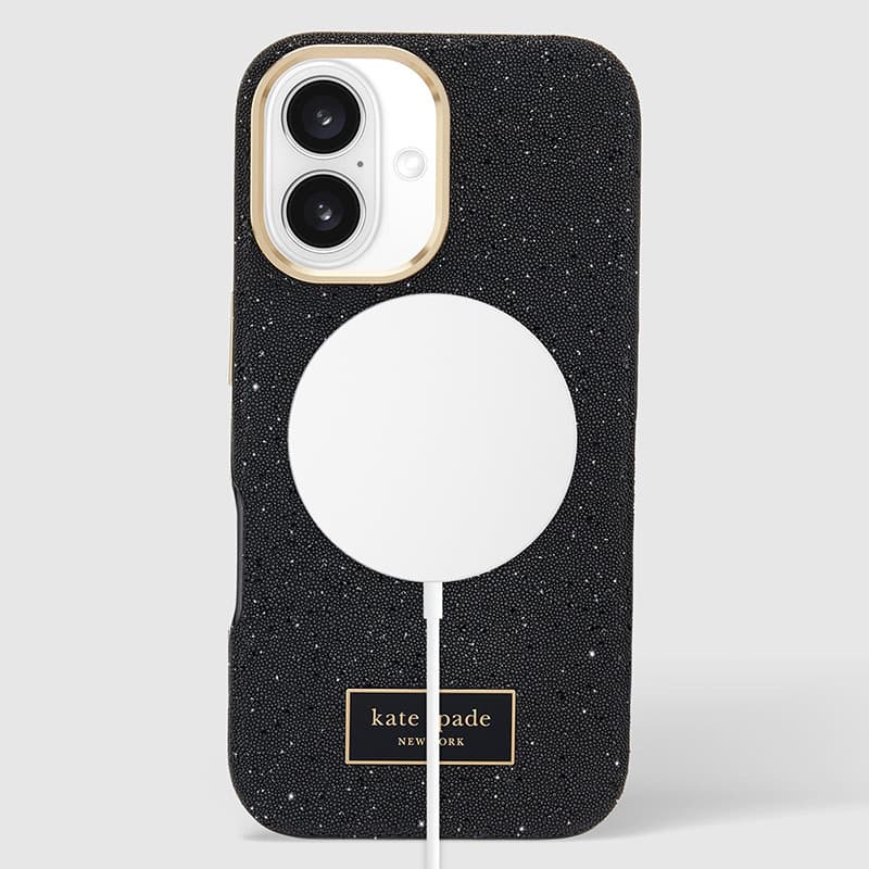 Kate Spade New York Crystal Pave MagSafe - Case for iPhone 16 (Nightfall) 8