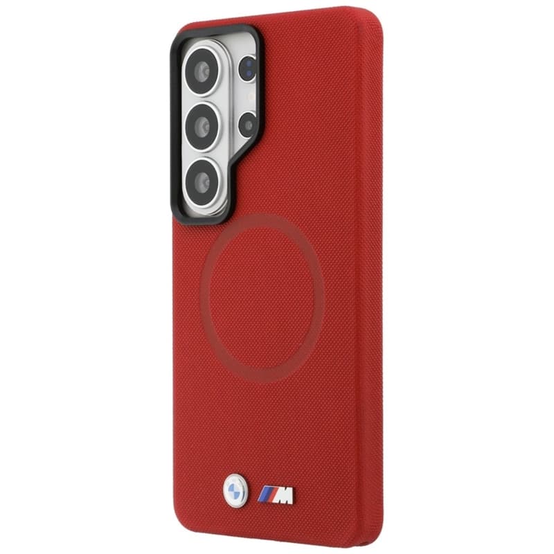 BMW M Metal Logo MagSafe - Samsung Galaxy S26 Ultra Case (Red) 2