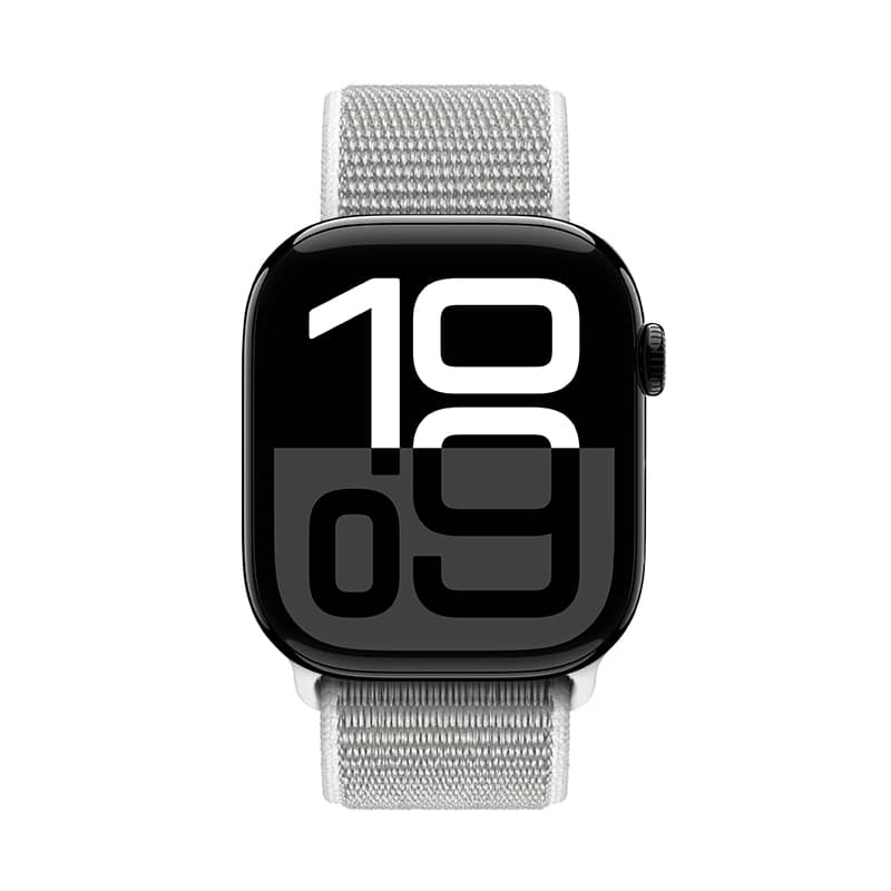 Crong Nylon - Sport Band for Apple Watch 44/45/46/49 mm (Silver Gray) 2