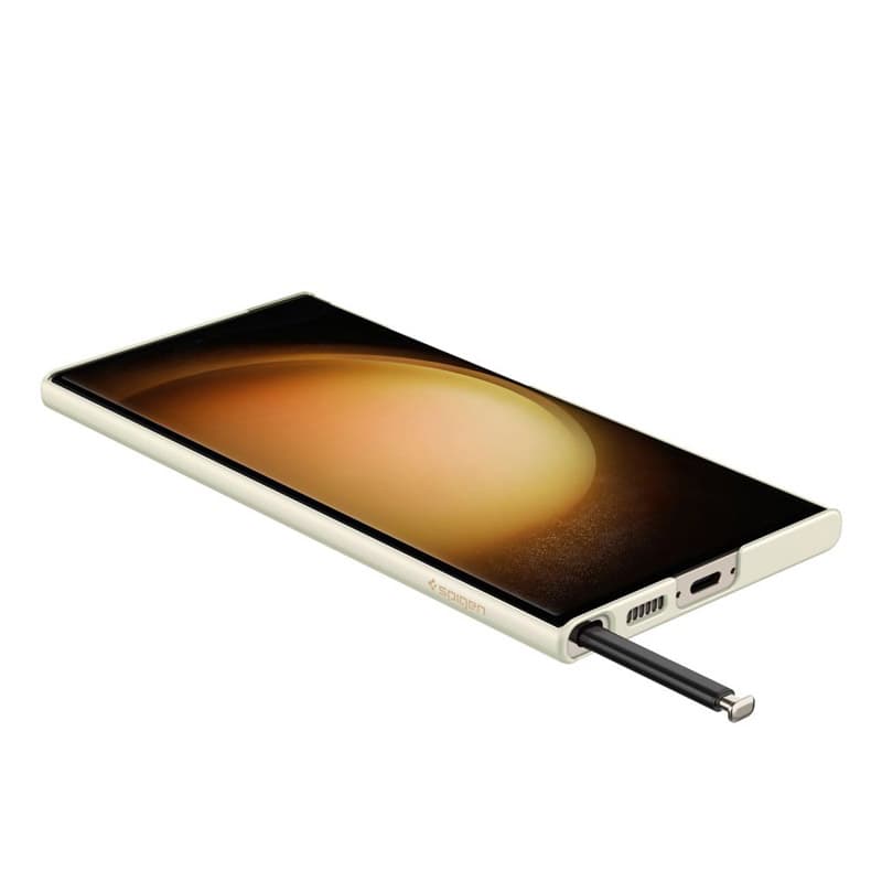 Spigen Airskin - Case for Samsung Galaxy S23 Ultra (Shiny Cream) 8