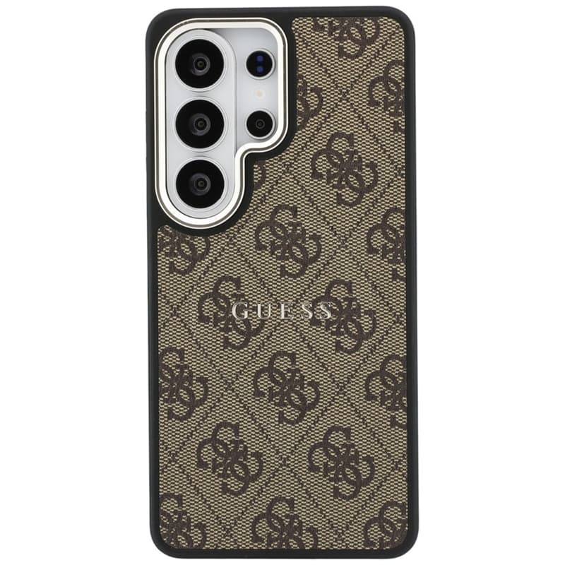 Guess 4G Embossed Ring MagSafe - Samsung Galaxy S26 Ultra Case (Brown) 3