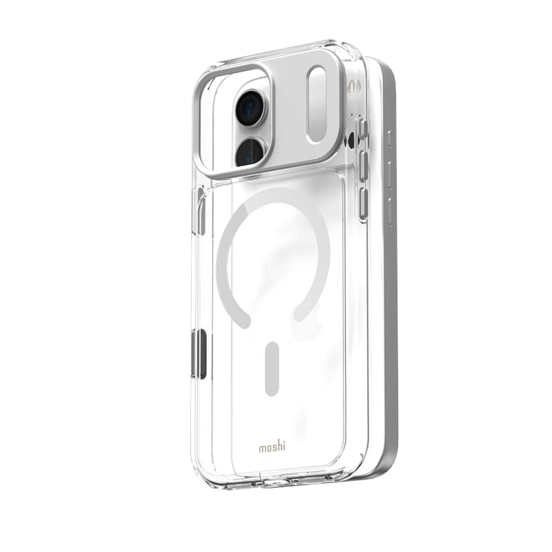 Moshi iGlaze MagSafe - Case iPhone 17 Pro Max (Luna Silver)