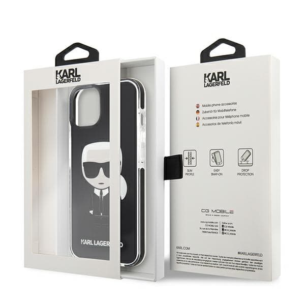 Karl Lagerfeld Fullbody Ikonik - Etui iPhone 13 mini (Black) 8