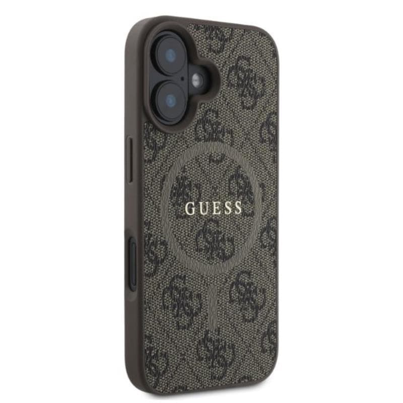 Guess 4G Ring Classic Logo MagSafe - Case iPhone 16 (brown) 2