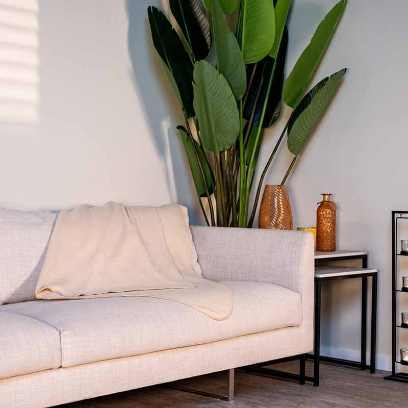 Fleece blanket 170x130 (Cream) 5