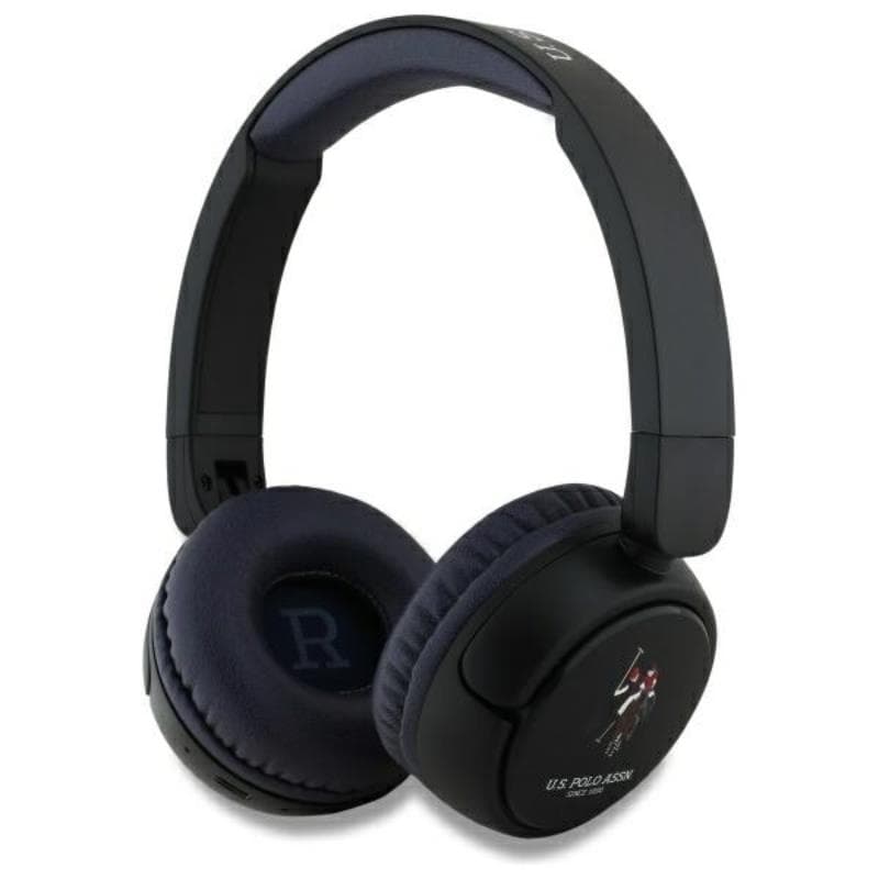 US Polo Assn DH Color Logo - Wireless Over-Ear Bluetooth Headphones V5.3 (black) 1