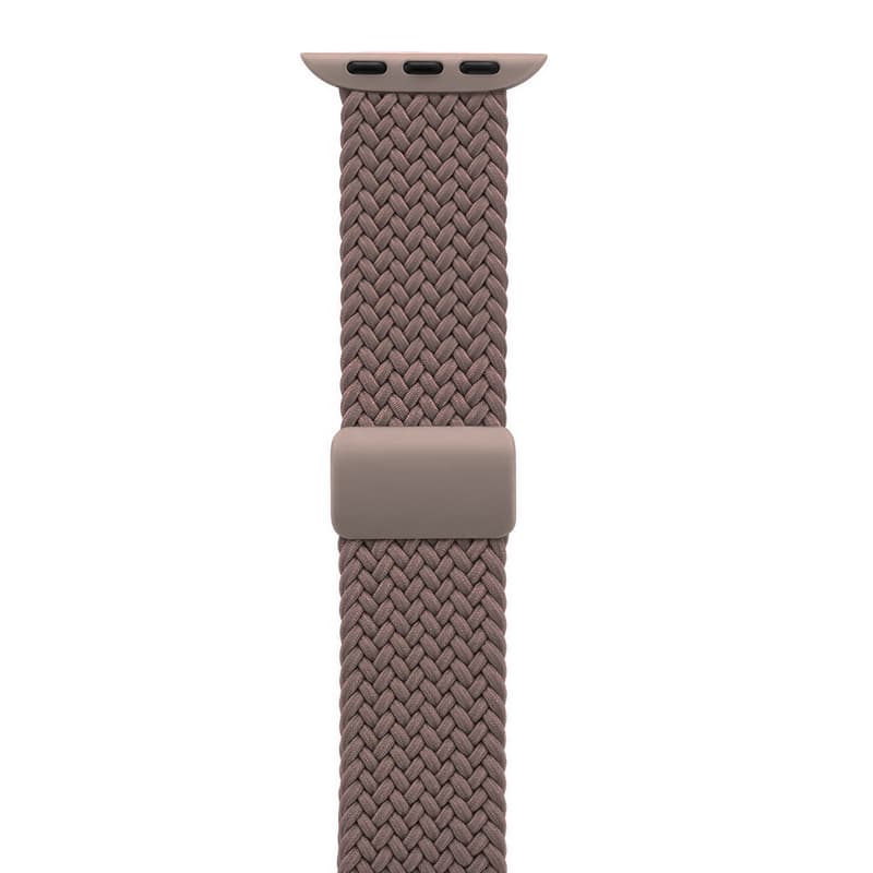 Crong Wave Band - Braided Strap for Apple Watch 44/45/46/49 mm (Brown) 4