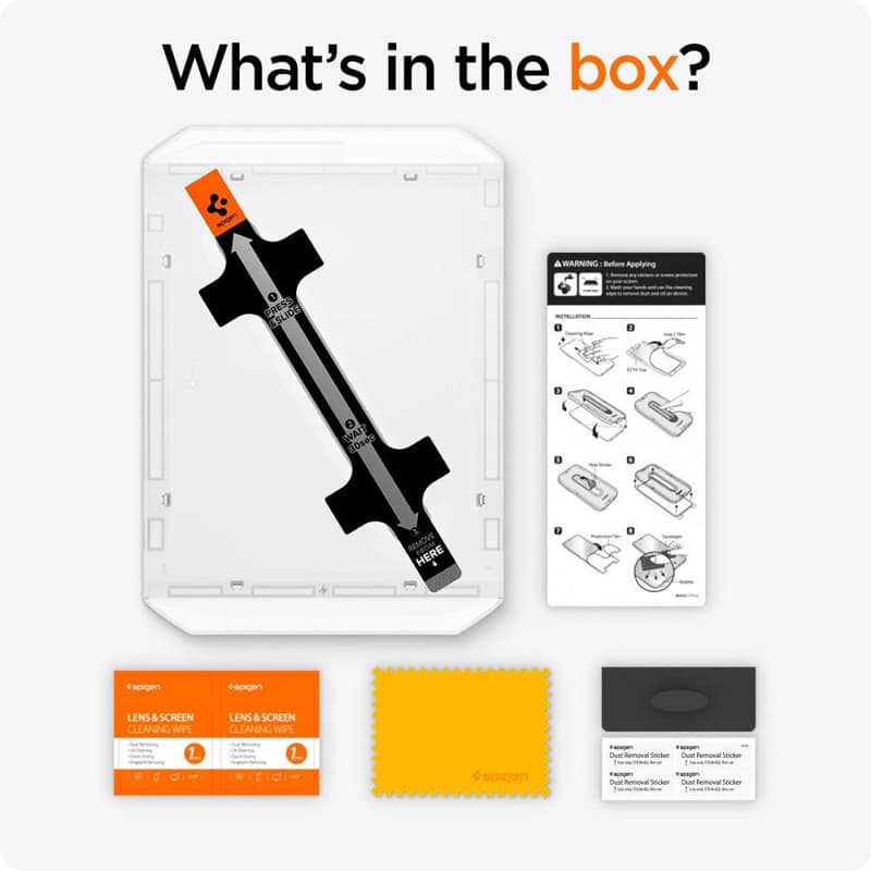 Spigen GLAS.TR EZ FIT - Tempered glass for iPad Pro 13" (M5, 2025 / M4, 2024)  (Transparent) 6