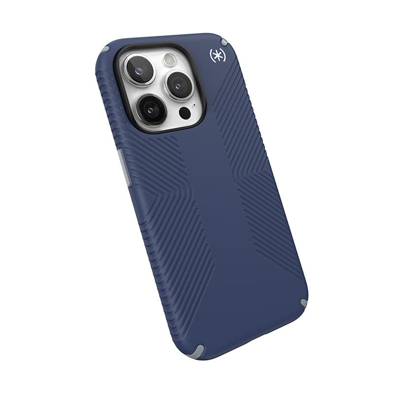 Speck Presidio2 Grip Magsafe - iPhone 15 Pro Case (Coastal Blue / Dust Gray / White) 4