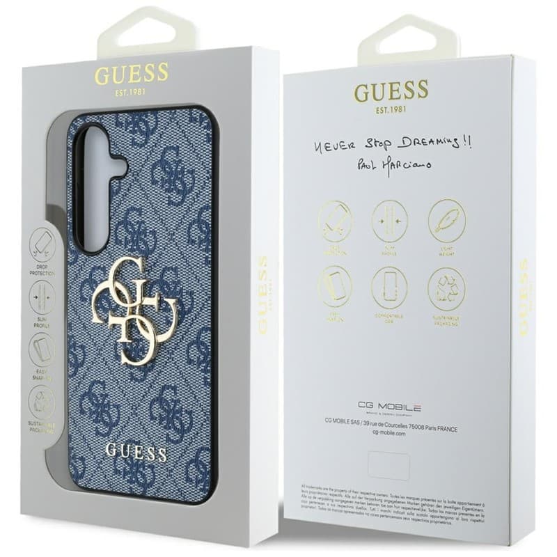 Guess Big 4G Logo Classic Logo - Case for Samsung Galaxy S25 (blue) 8