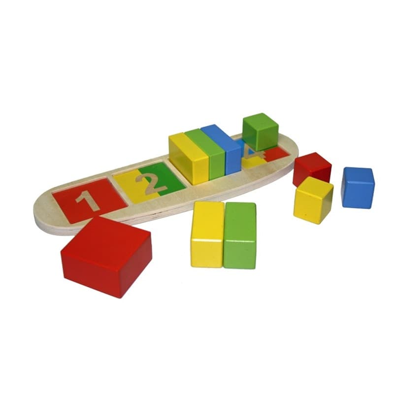 Top Bright - Wooden puzzle for learning shapes and numbers 2